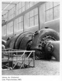 Les turbines de l'usine 1954